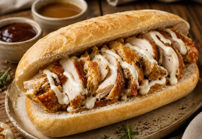 BBQ Chicken Hot Roast Roll
