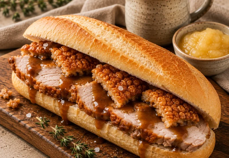 Crispy Crackle Pork Loin Roll