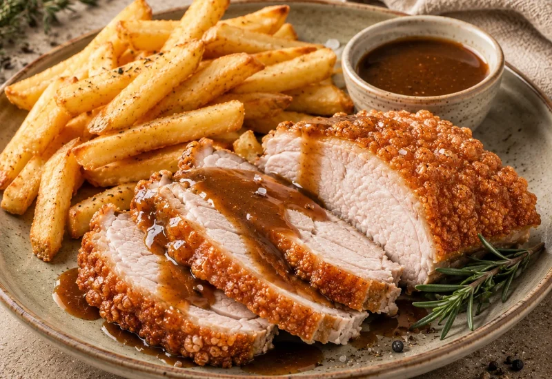 Crispy Pork Loin & Chips