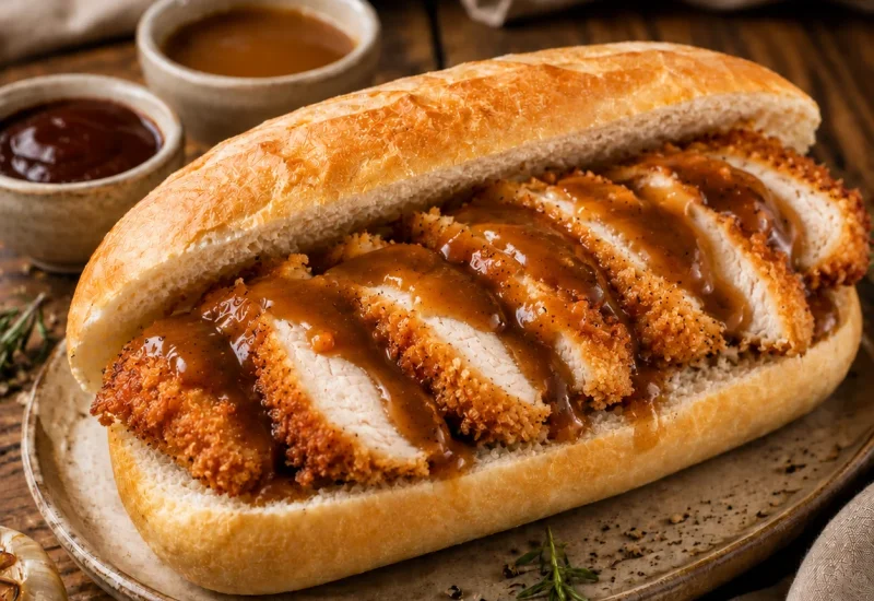 Crumbed Chicken Breast Roll