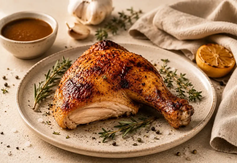 Quarter Oven Roasted BBQ Chicken